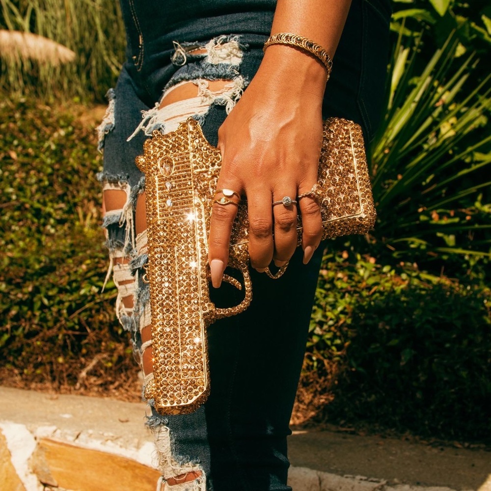 (HEAD TURNER) Luxury Rhinestone Purse